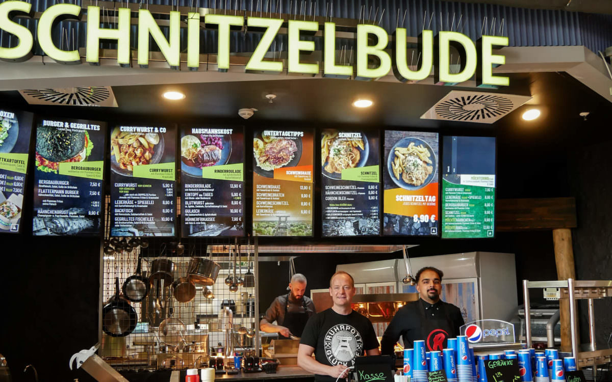Schnitzelbude — Rathaus Galerie Essen