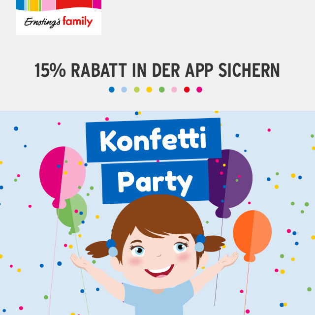 Ernsting's family: Konfetti-Party! 2