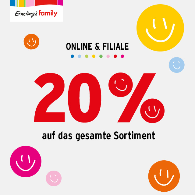 Ernsting's family: 20 % auf das gesamte Sortiment 4