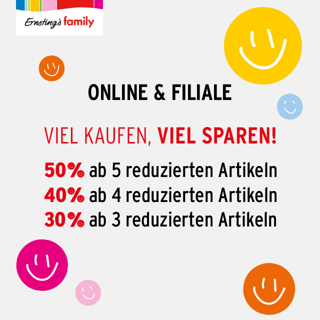 Ernstings Family Rabattaktion